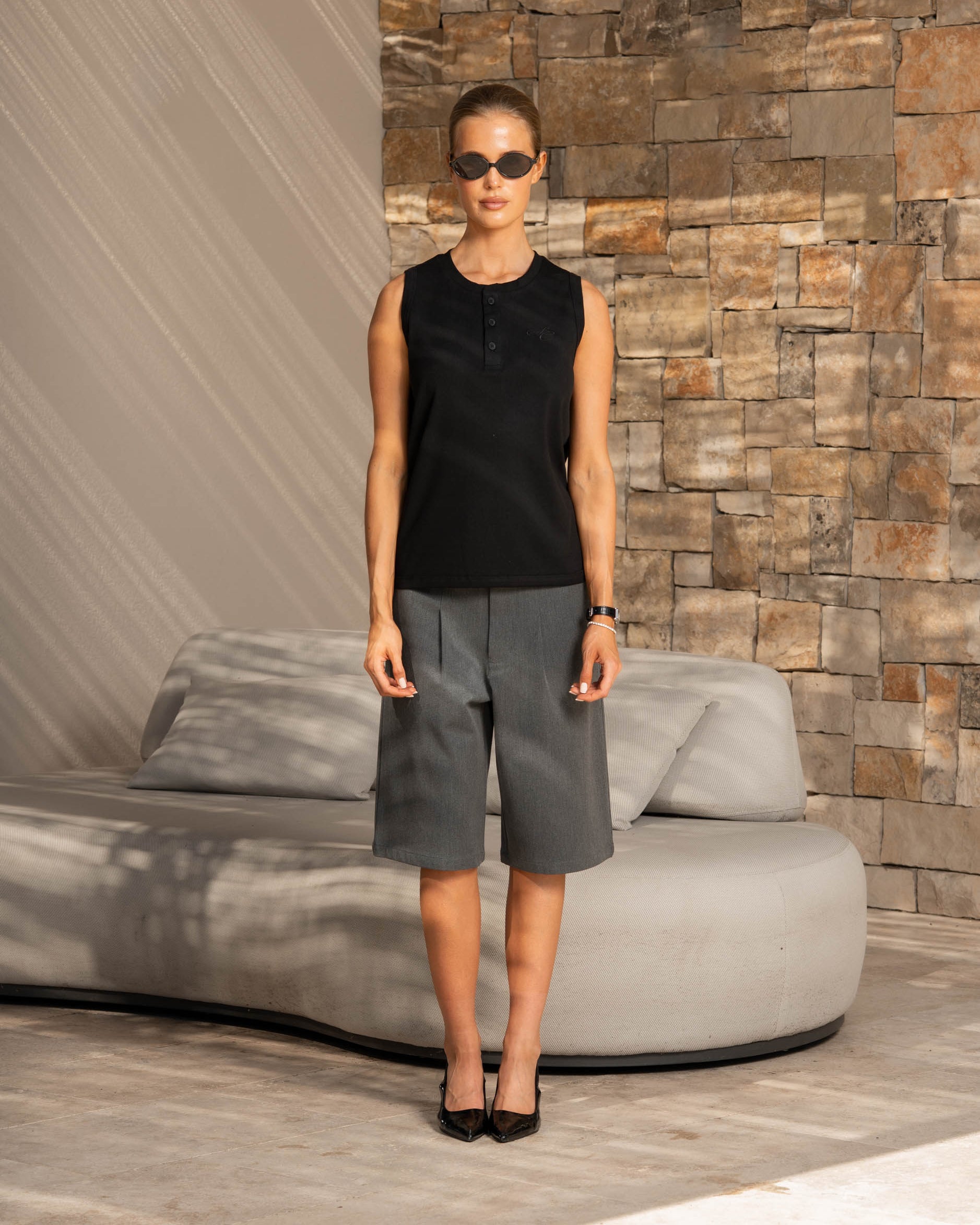 Bermuda Shorts Grey Dame