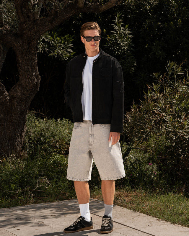 Suede Jacket Black
