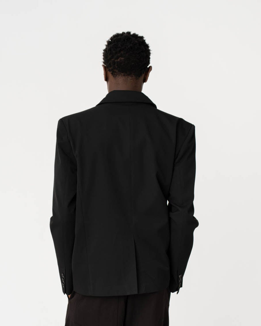 Double Breasted Blazer Black