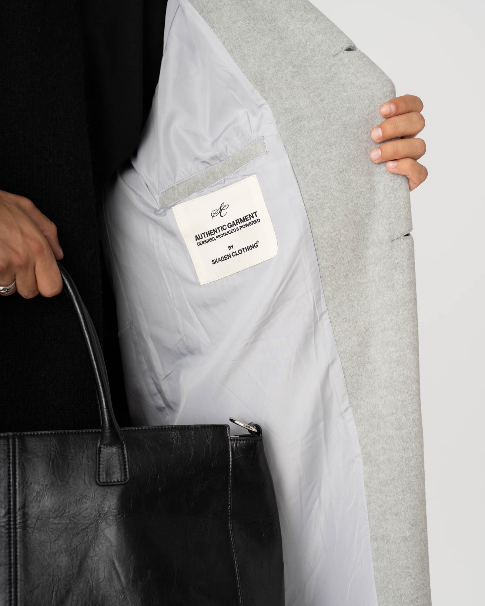 Raglan Coat Light Grey
