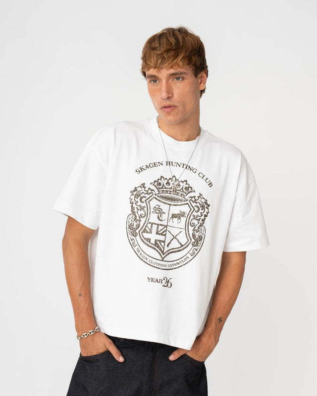 Graphic T-Shirt 'Country Club' White