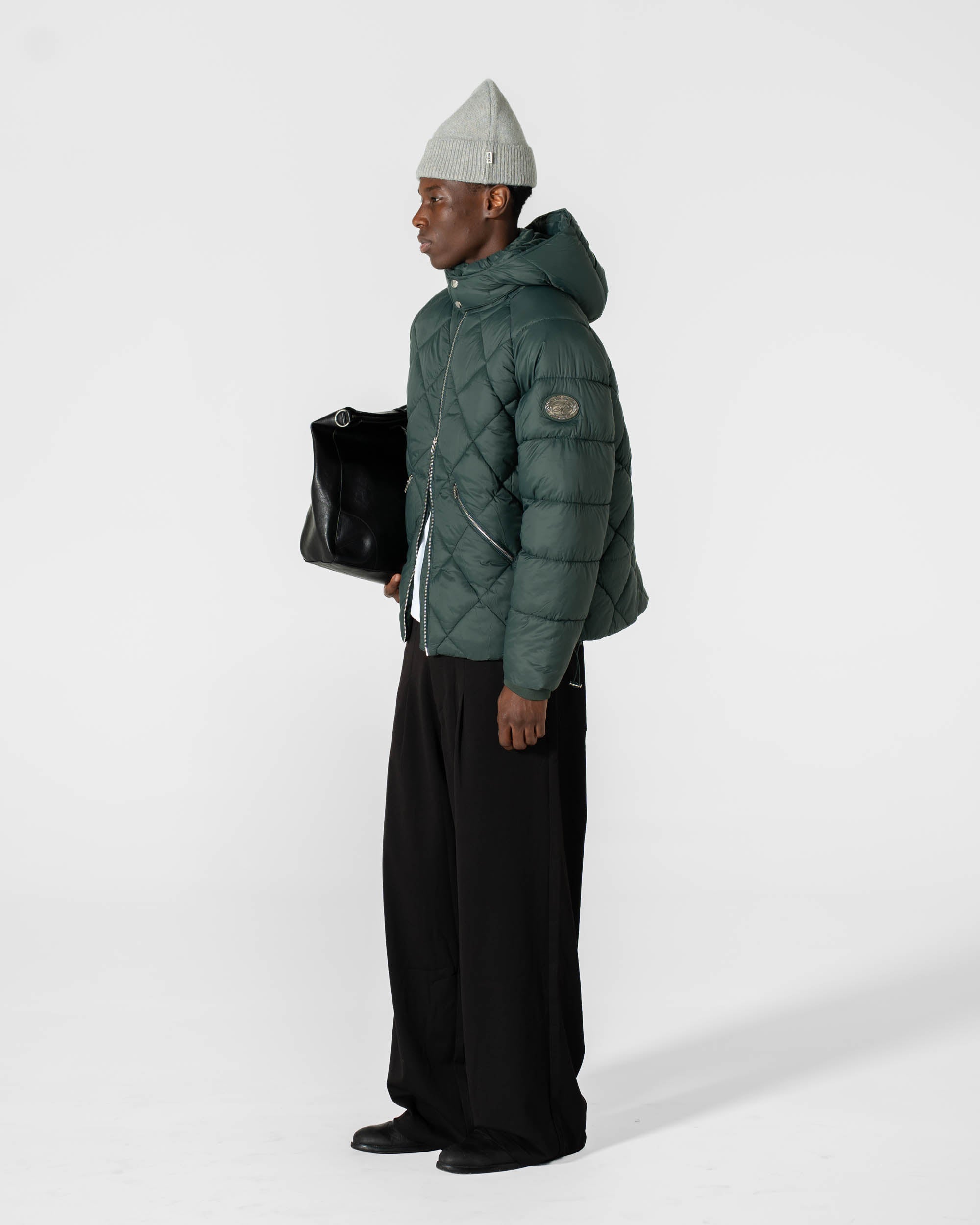PUFFER JACKET ARMY GREEN