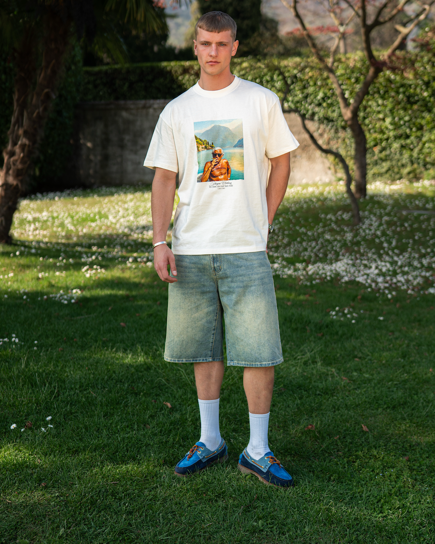 Jorts Light Blue Vintage Wash