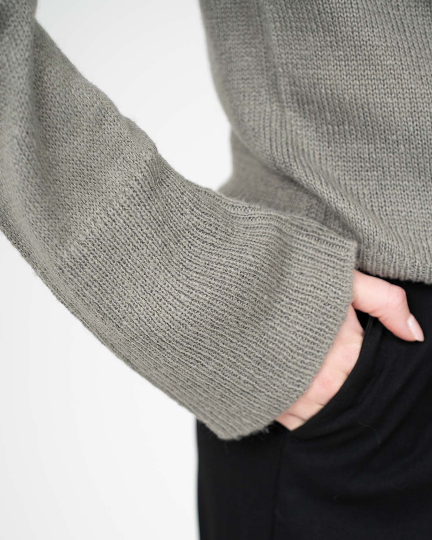 Asymmetrisk Cardigan Grå | Skagen - clothing.dk