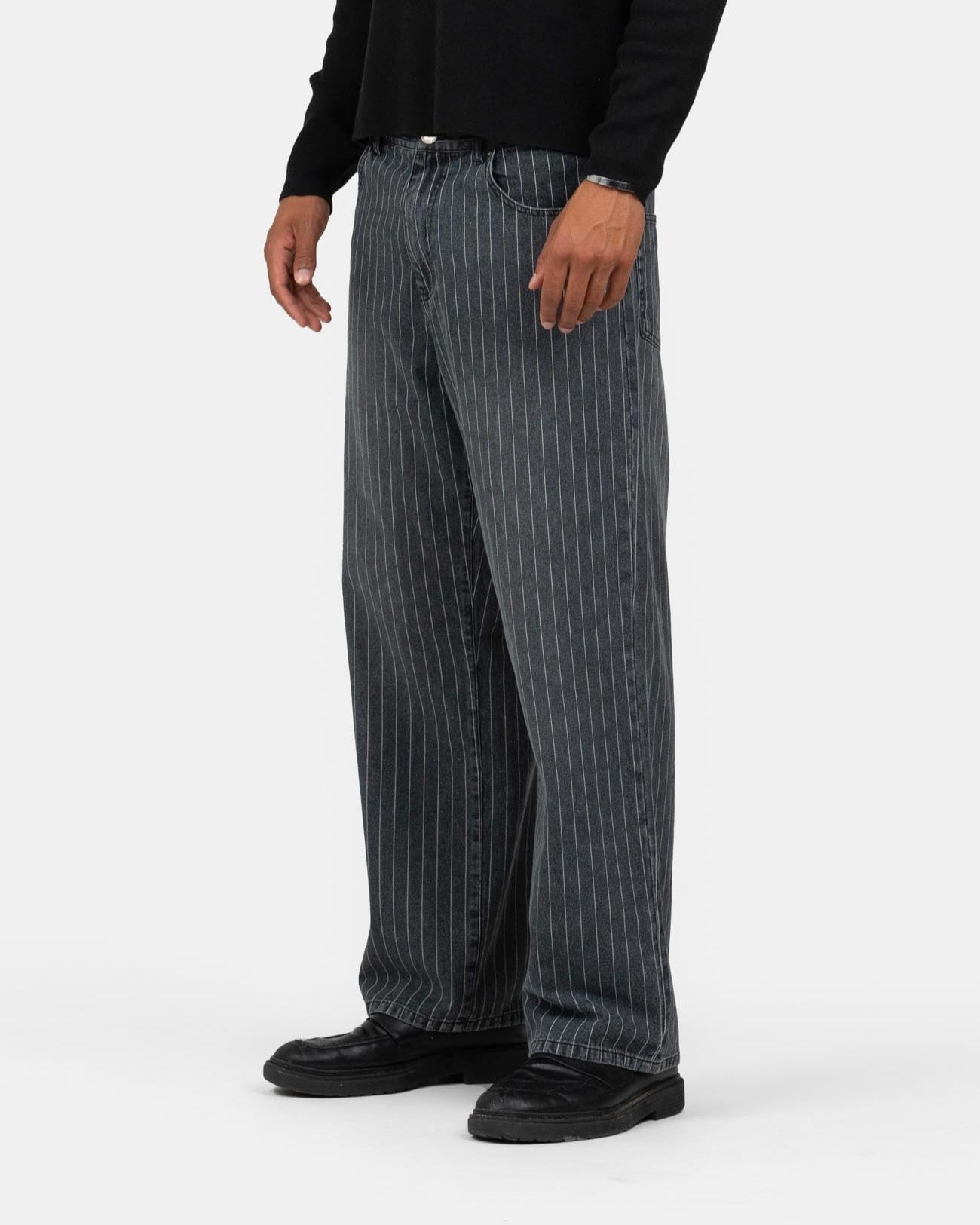 Baggy Denim Jeans Washed Pinstripe | Skagen - clothing.dk