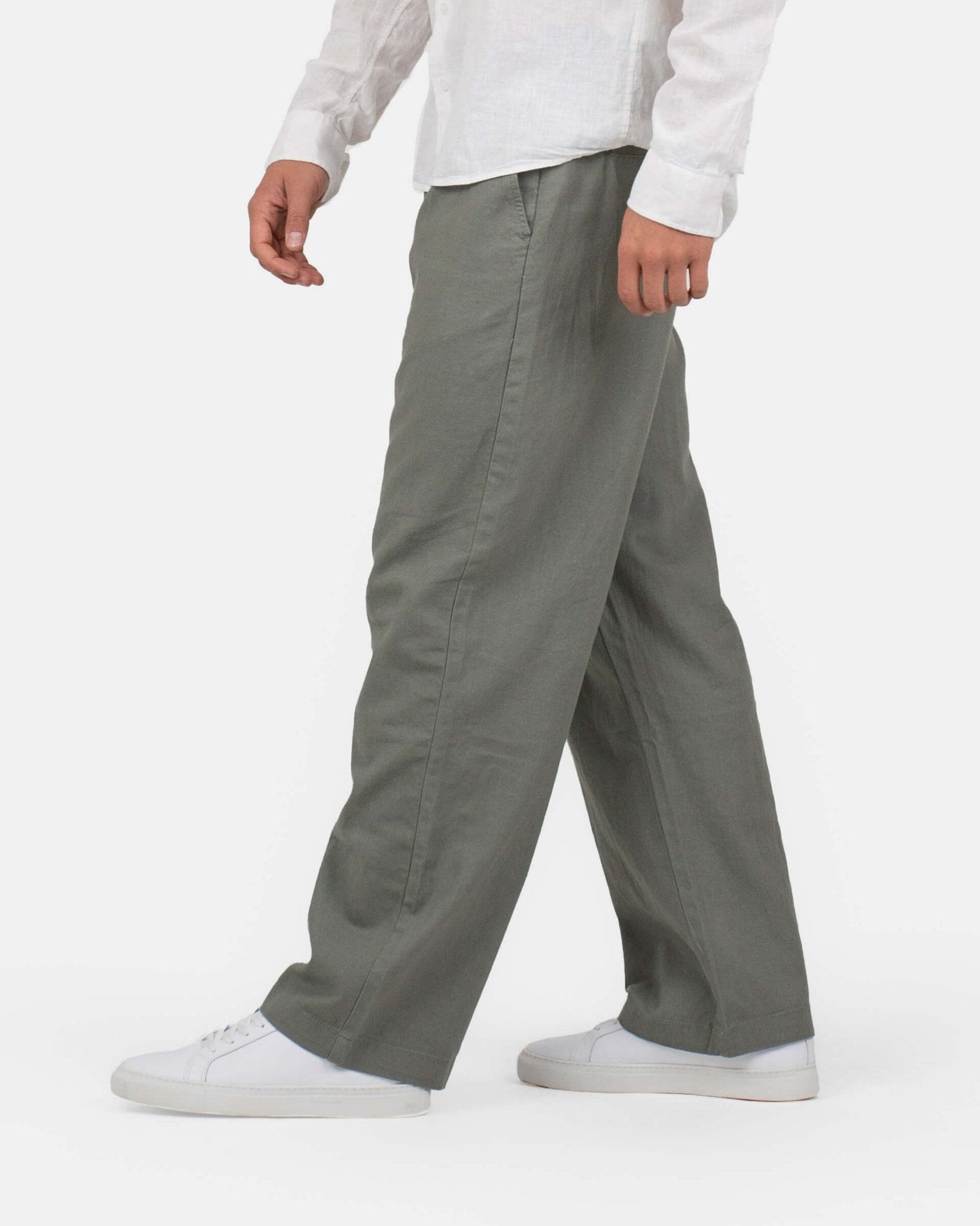 Baggy Hørbukser Army | Skagen - clothing.dk