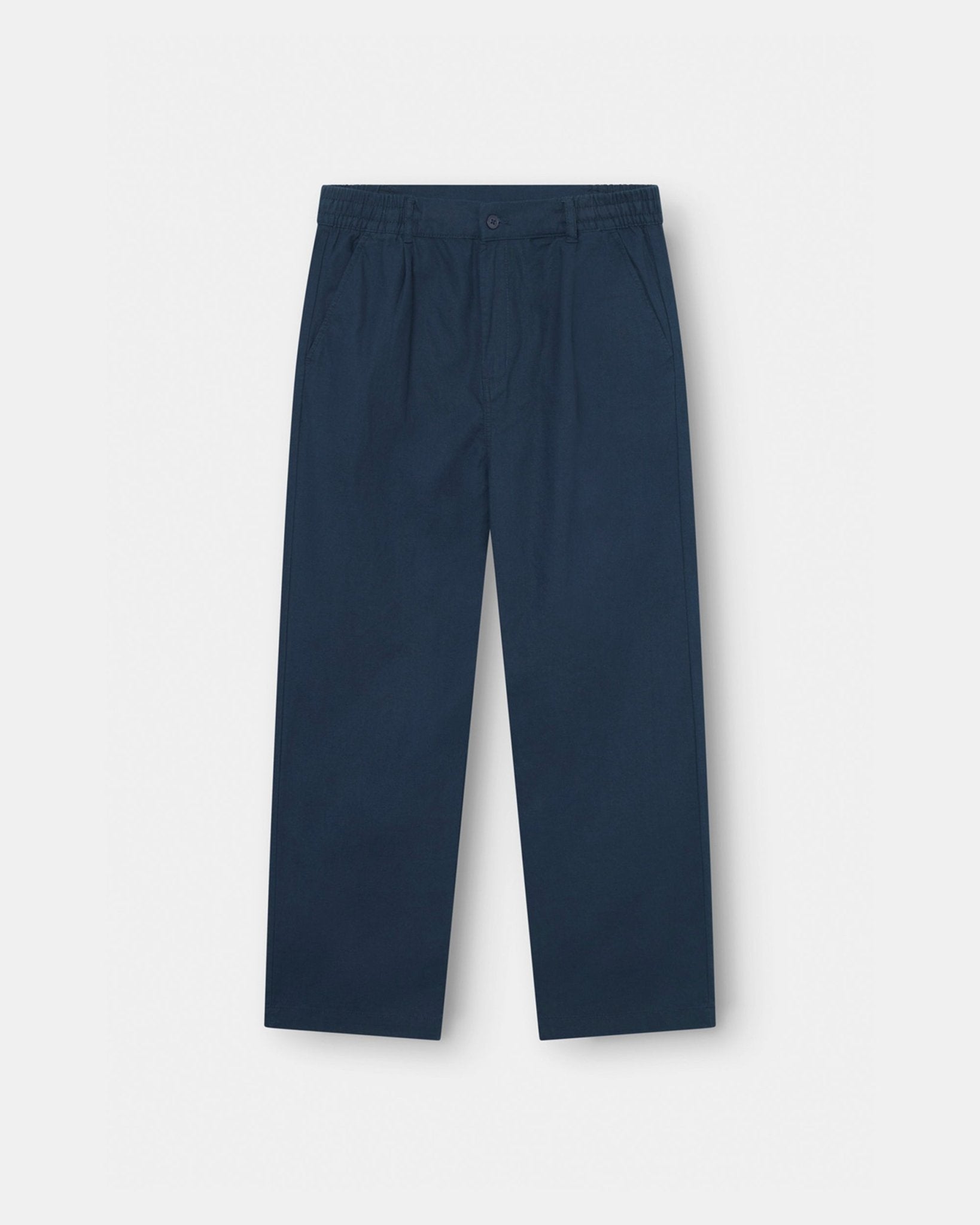 Baggy Hørbukser Navy | Skagen - clothing.dk