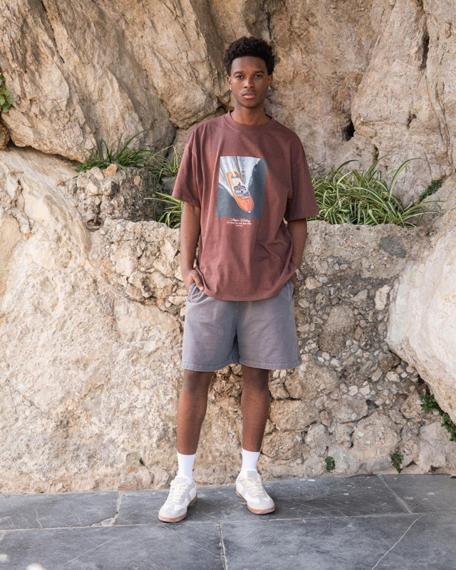 Blank Shorts Washed Grey