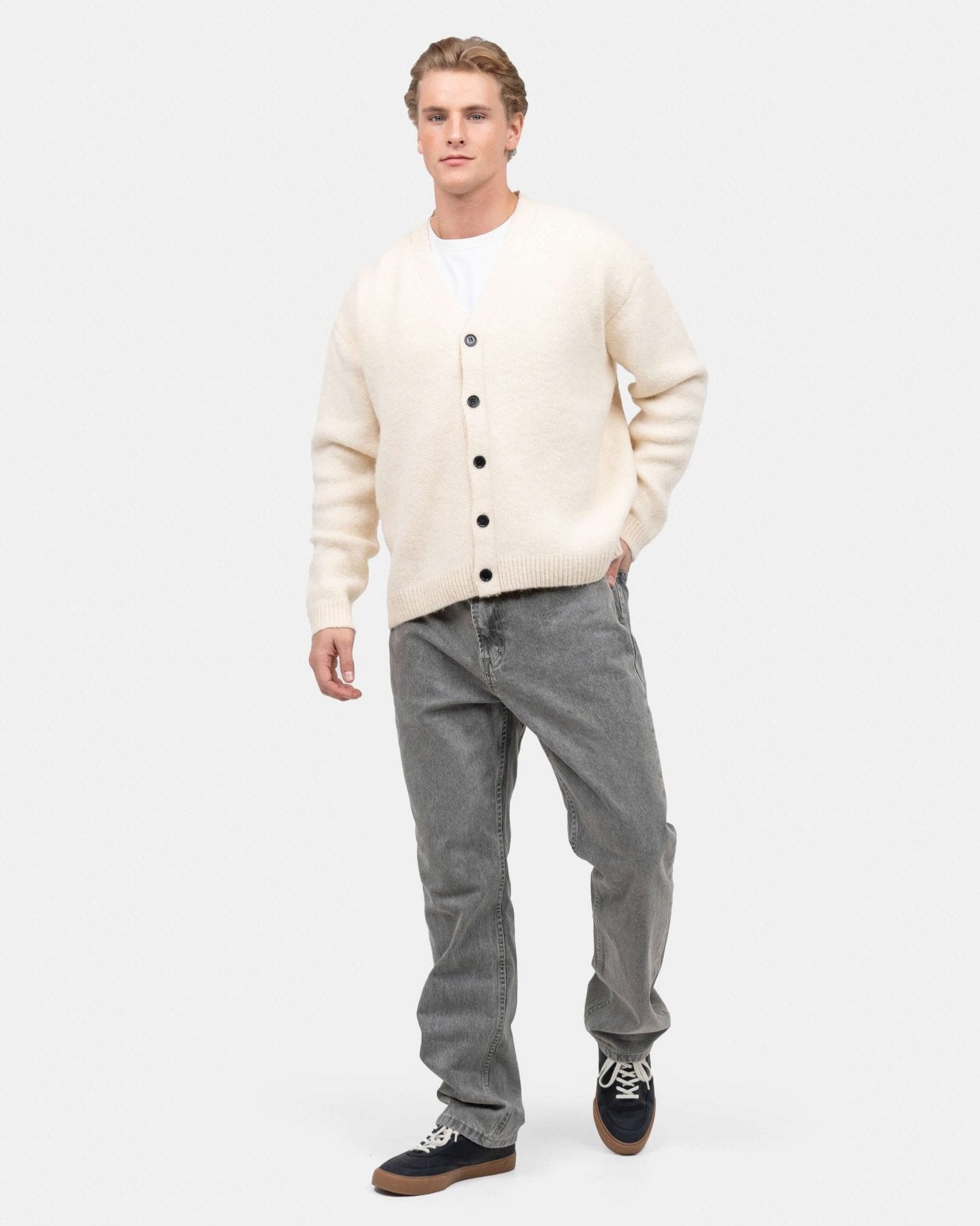 Cardigan Cremehvid | Skagen - clothing.dk