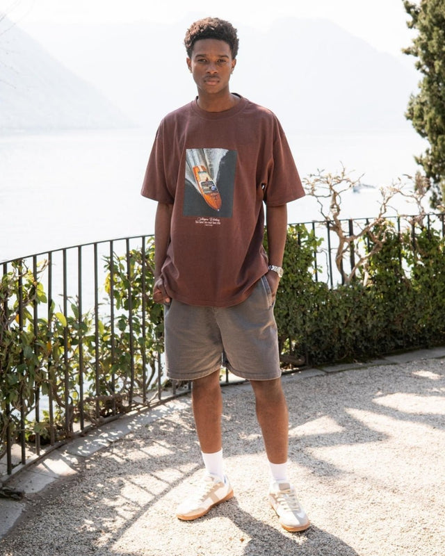 Como Graphic Tee Brown