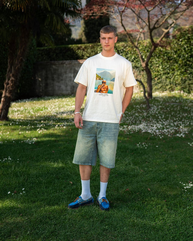 Como Graphic Tee White