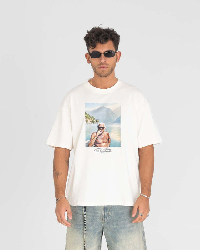 Como Graphic Tee White