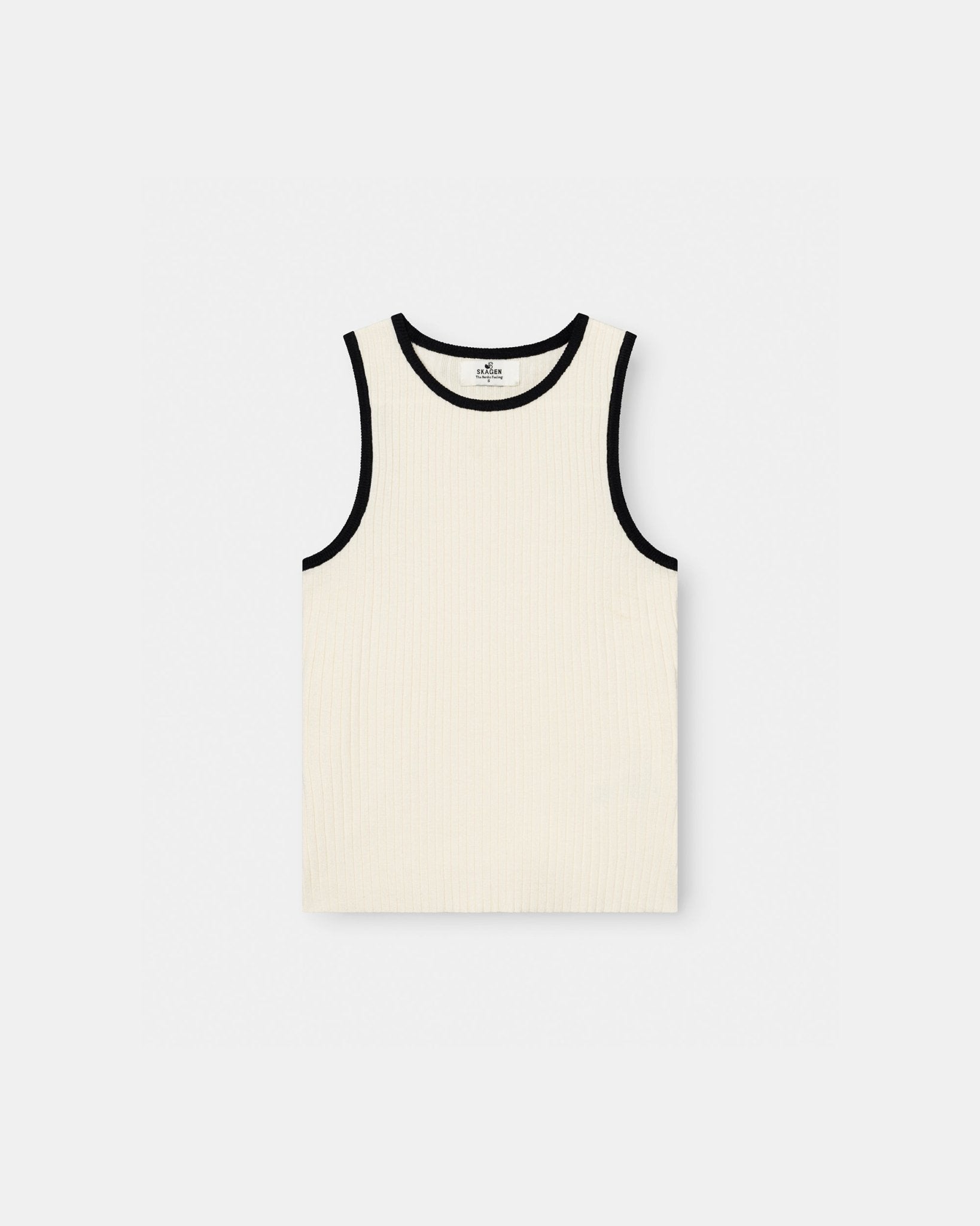Contrast Tank Top Bright White | Skagen - clothing.dk