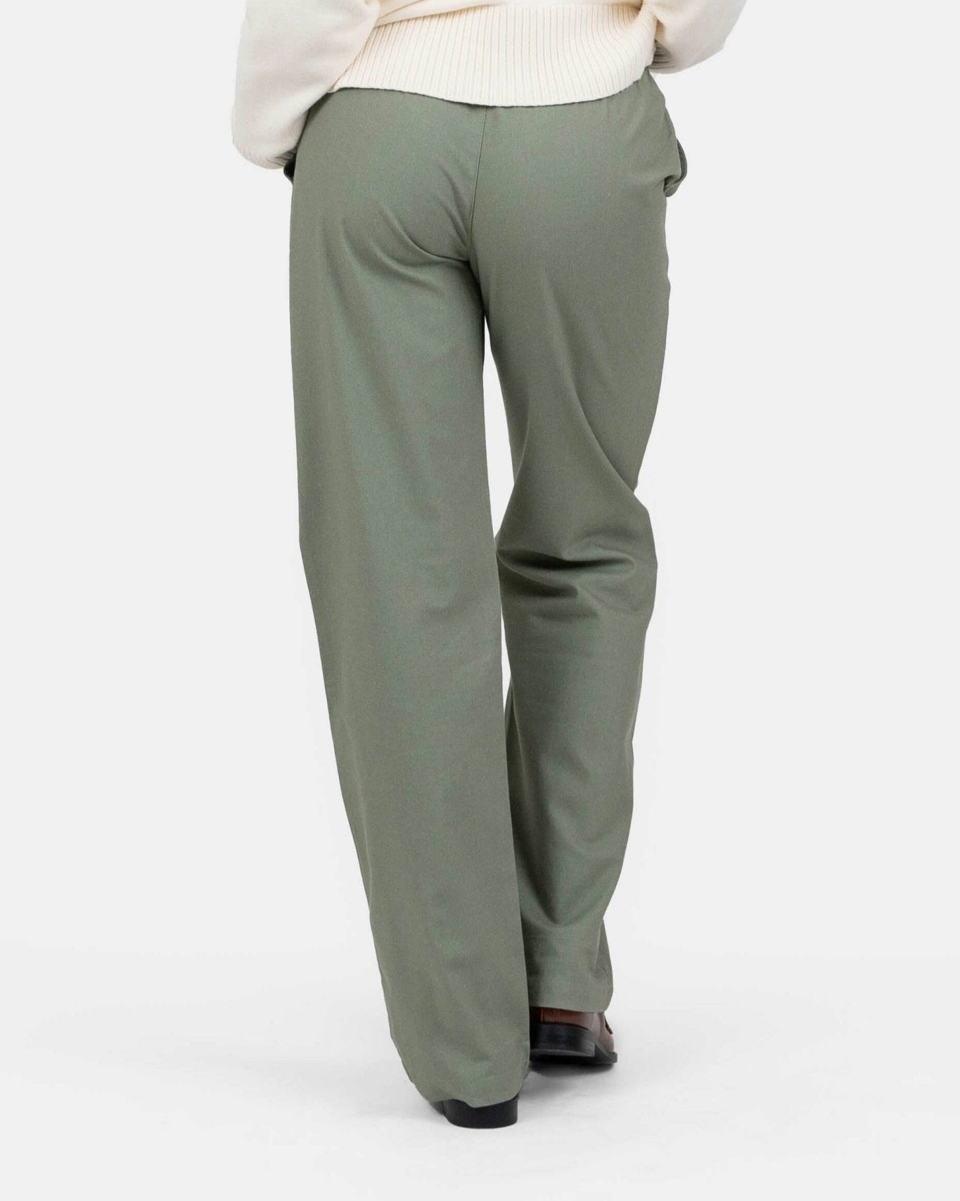 Heavyweight Hørbukser Højtaljede Army | Skagen - clothing.dk