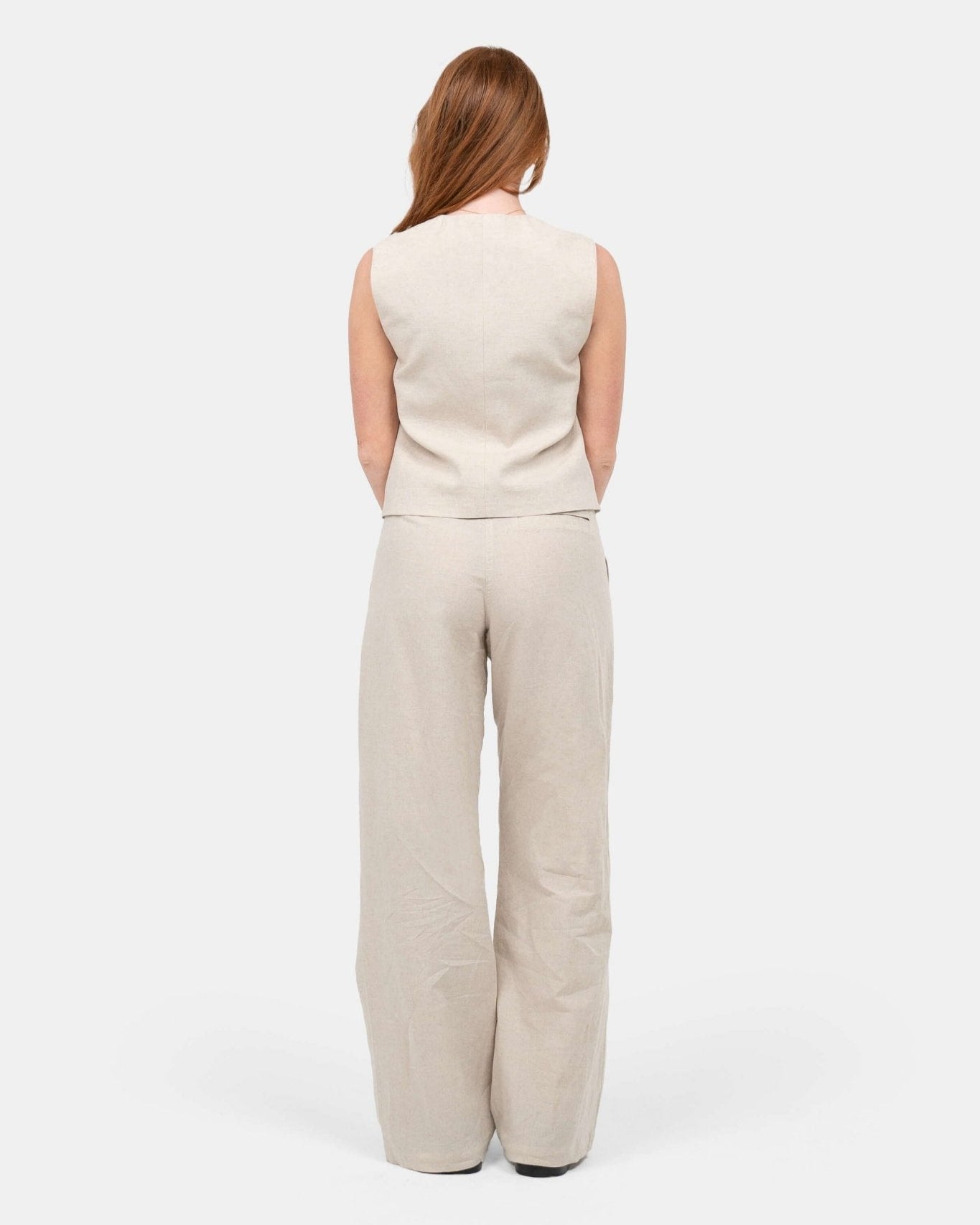 Hør Suitpants Beige | Skagen - clothing.dk