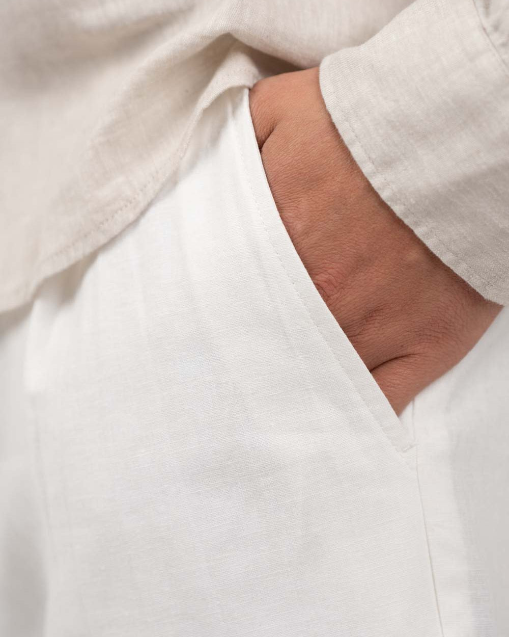 Hørbukser Hvid | Skagen - clothing.dk