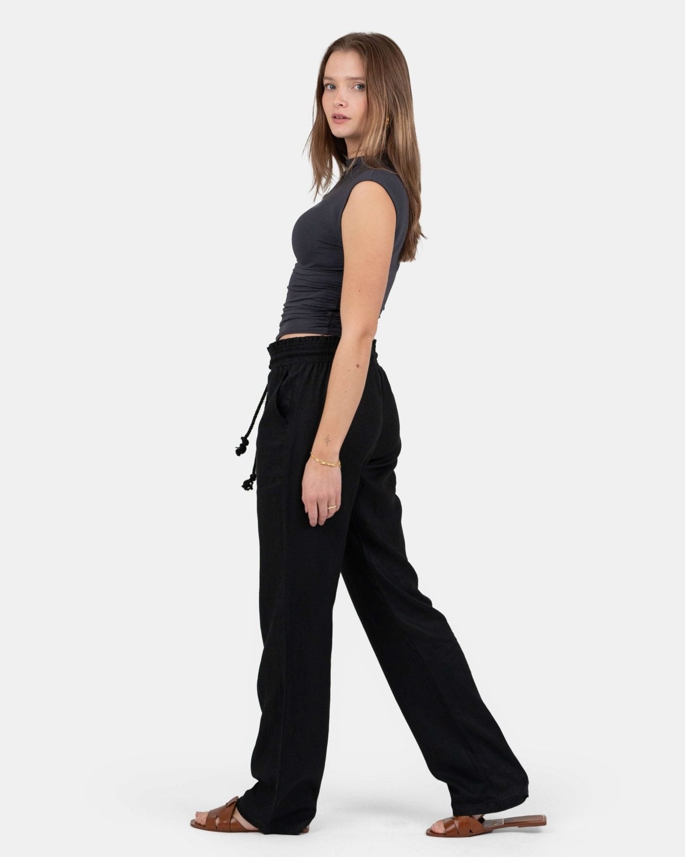 Hørbukser Lavtaljede Sort | Skagen - clothing.dk