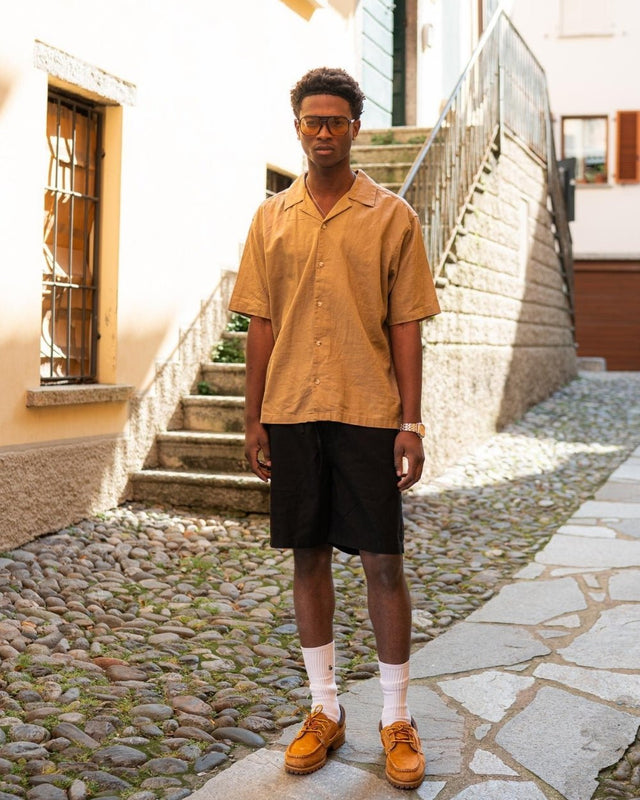 Kortærmet Hørskjorte Mokka | Skagen - clothing.dk