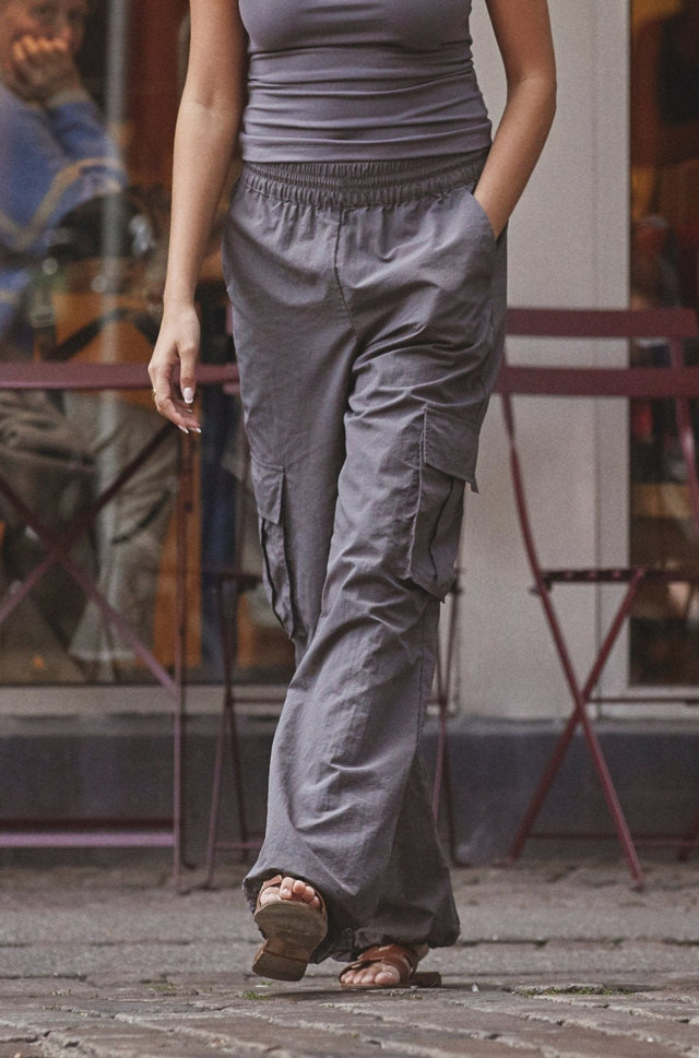 Laila x SC Collab: Cargo Pants Grey |  Skagen-clothing.dk