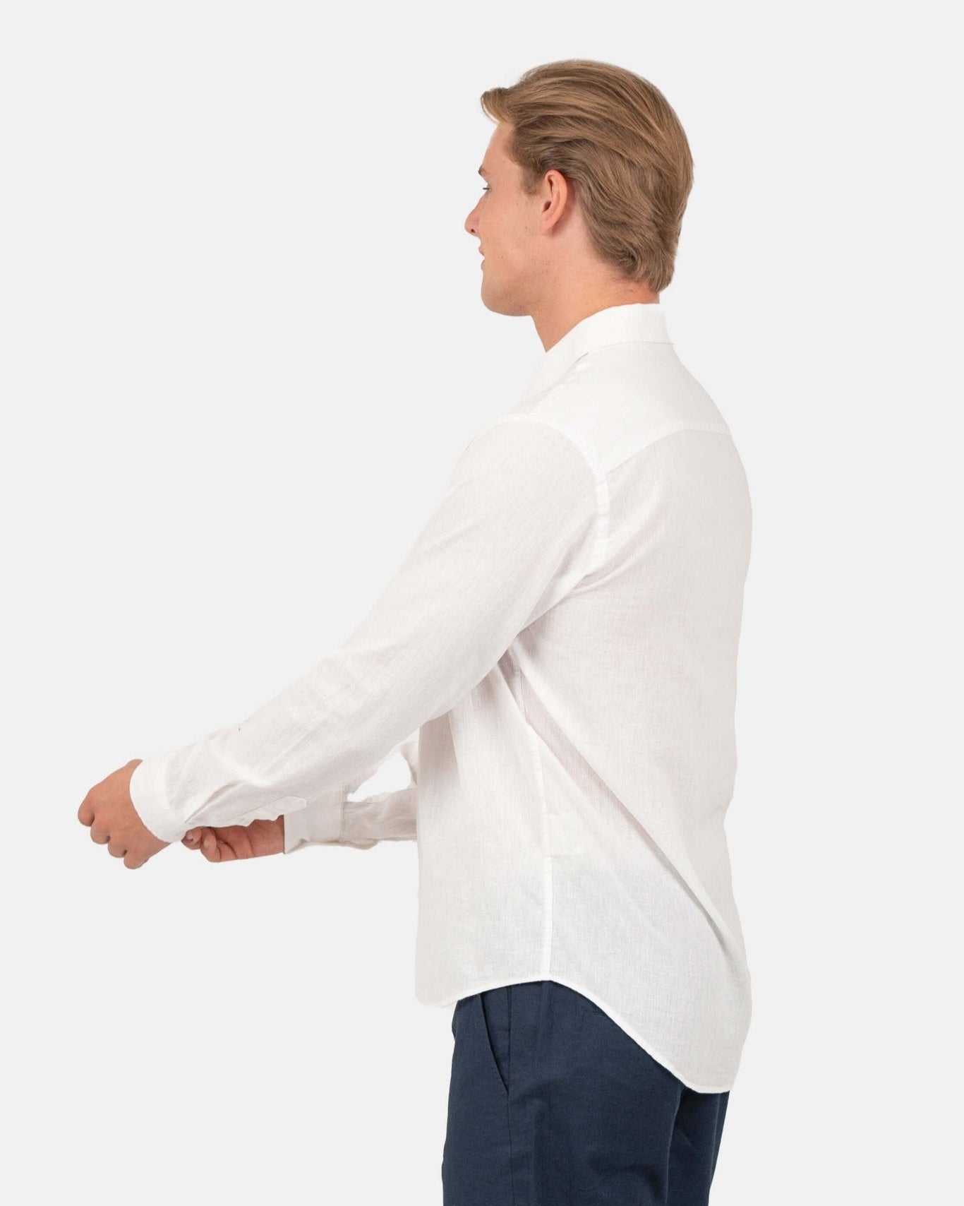 Langærmet Hørskjorte Hvid | Skagen - clothing.dk