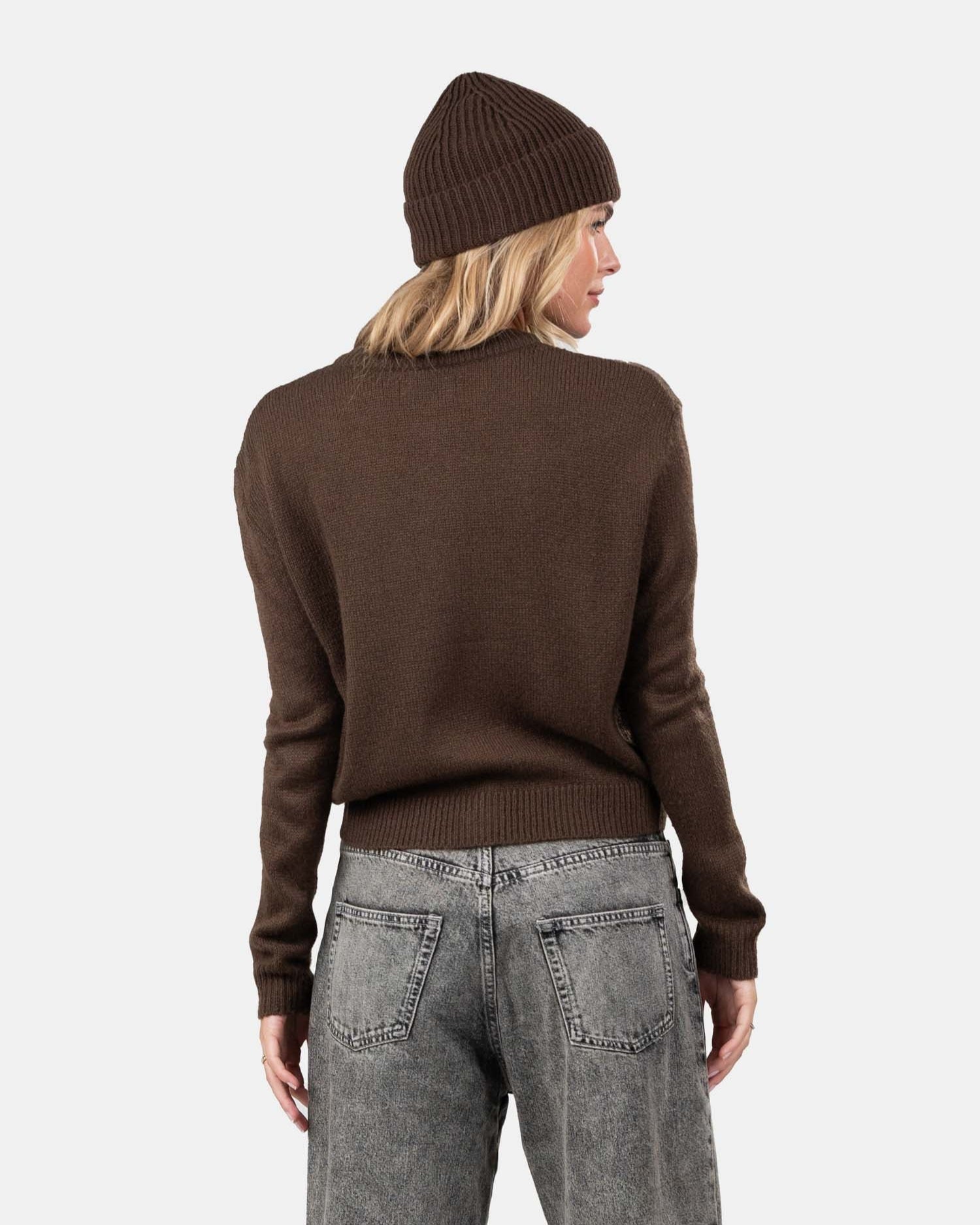 Light Weight Cardigan Brown | Skagen - clothing.dk