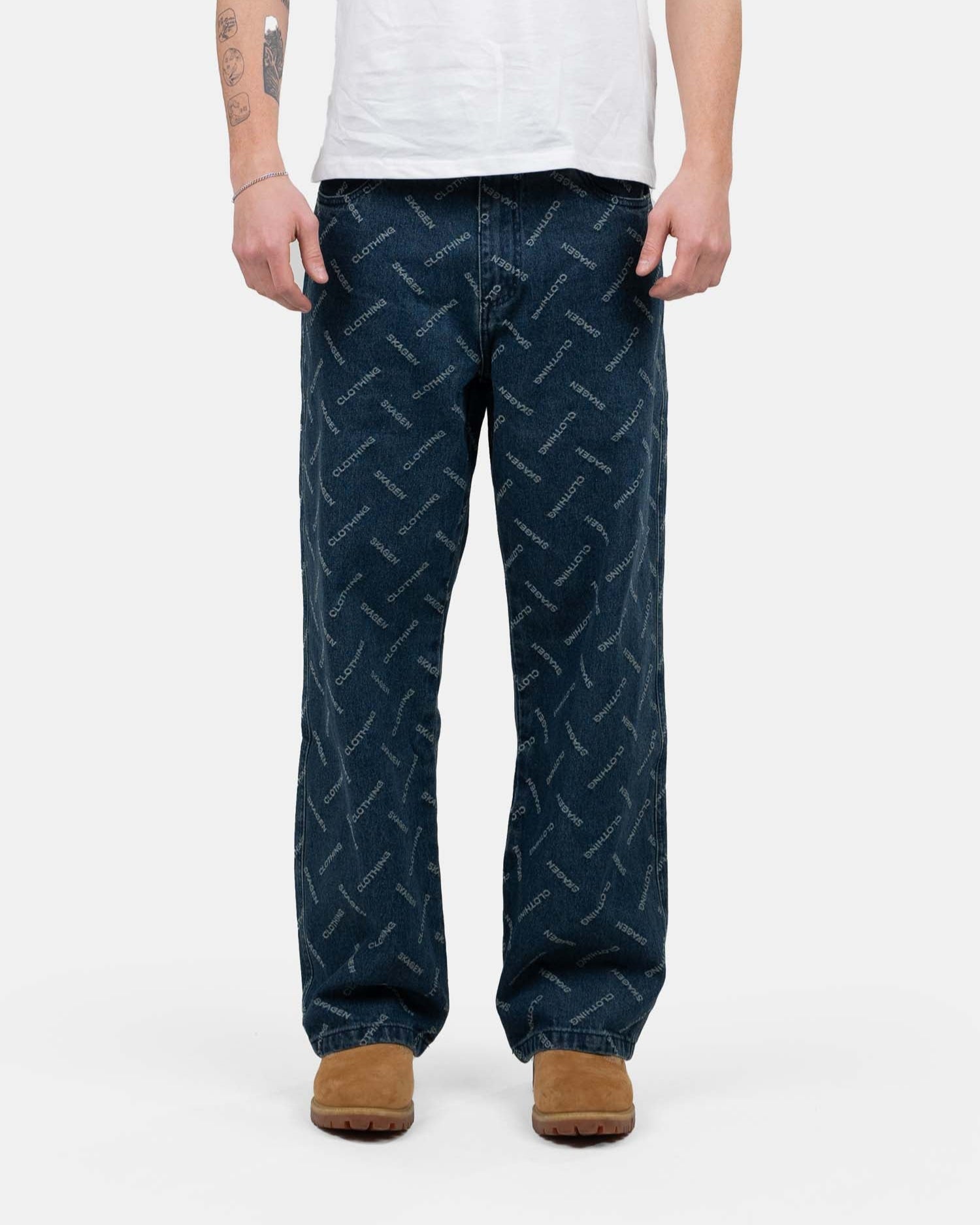 Monogram Denim Jeans Indigo | Skagen - clothing.dk