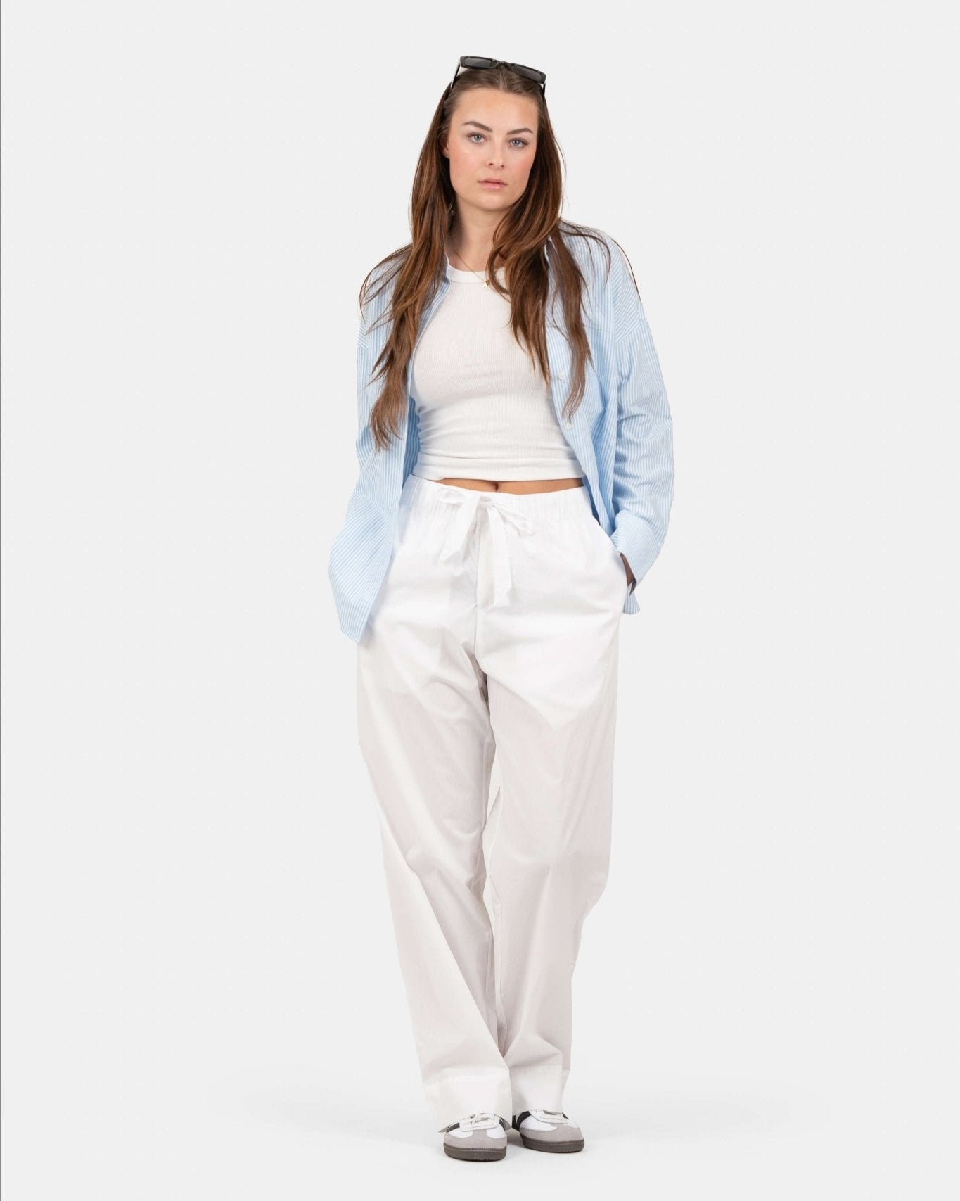 Pyjamas Pants Hvid | Skagen - clothing.dk