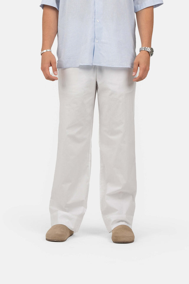 Pyjamas Pants Hvid |  Skagen-clothing.dk