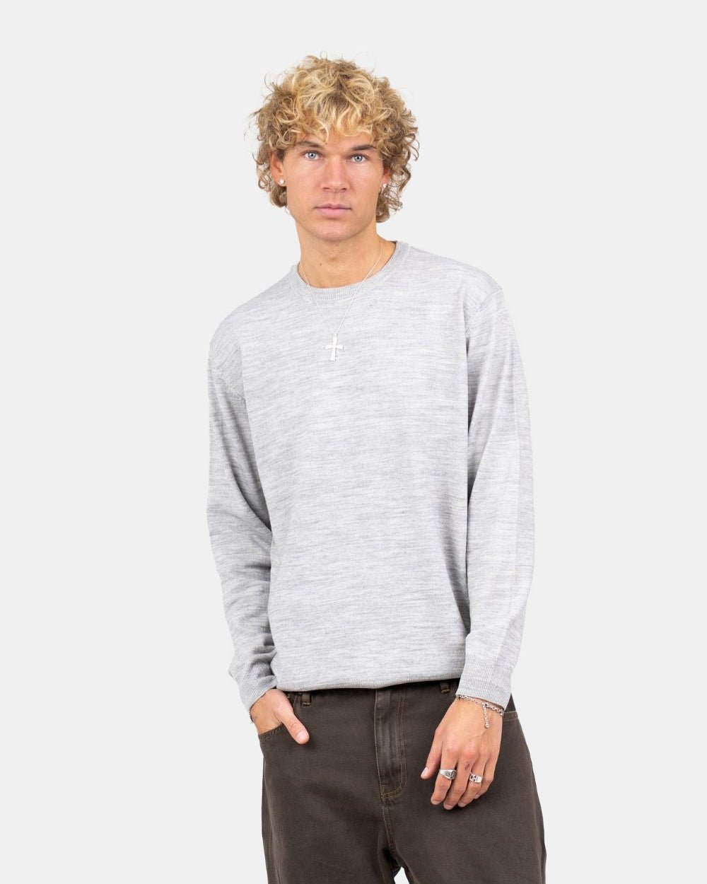 Striktrøje Grå | Skagen - clothing.dk