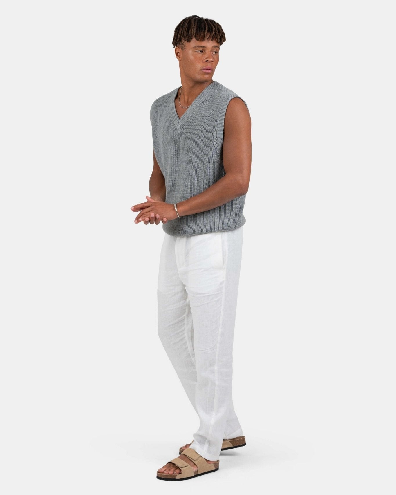 Strikvest Grå | Skagen - clothing.dk