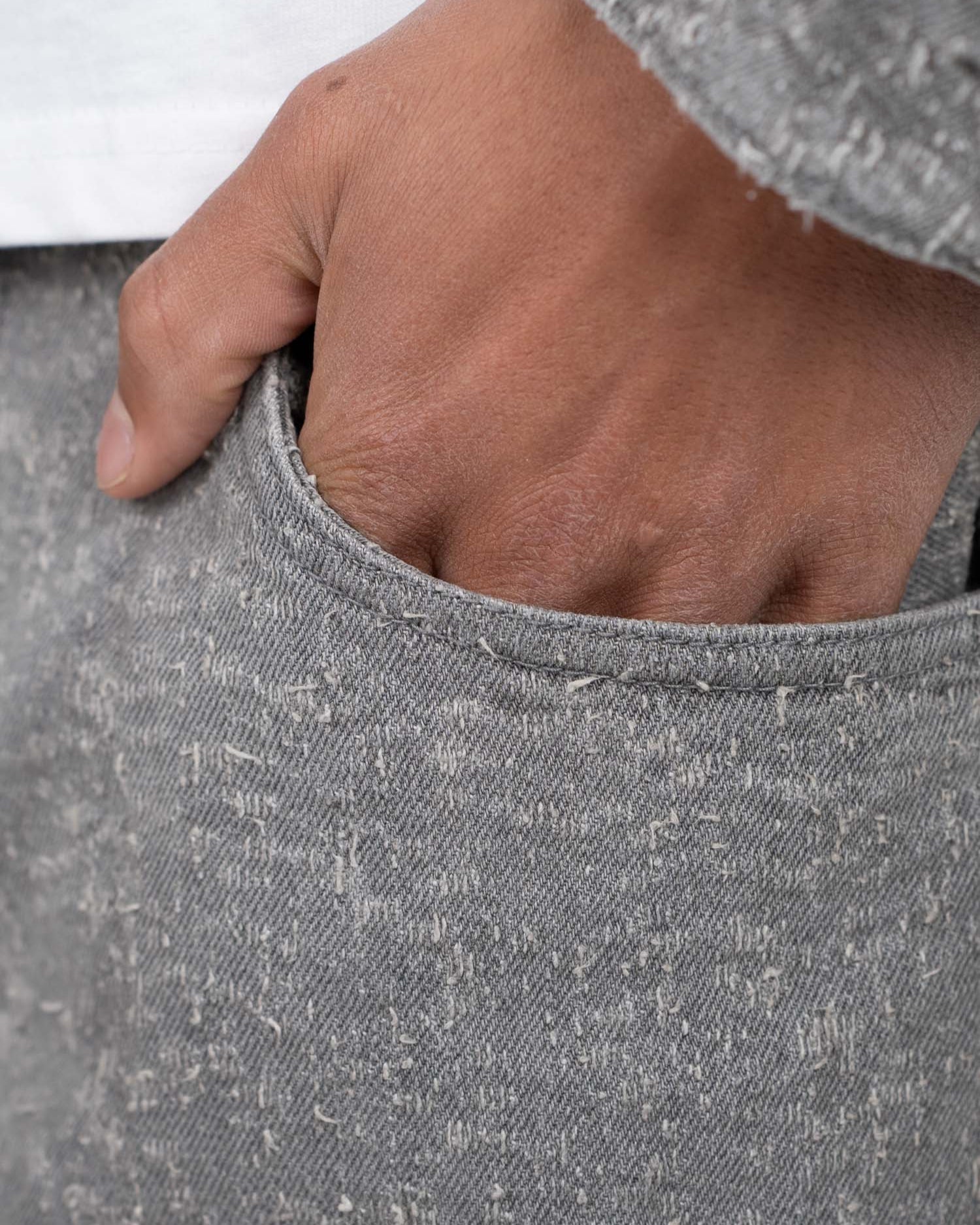 Textured Denim Jeans Grey | Skagen - clothing.dk