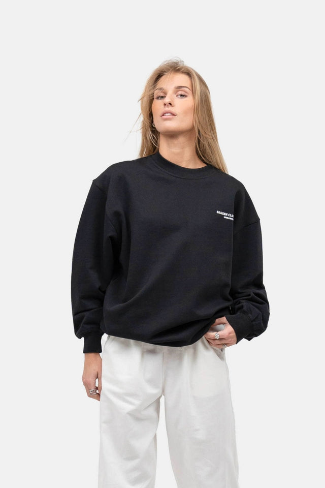 UNMARKED Sweatshirt Sort |  Skagen-clothing.dk